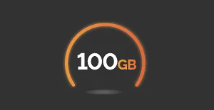 Mobilinternet illusztrációs kártya, 100 GB