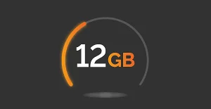 Mobilinternet illusztrációs kártya, 12 GB