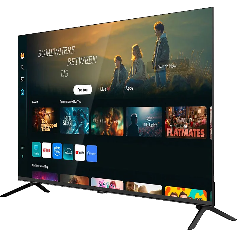 Sencor SLE 43TQU770B 4K UHD Smart QLED TV fekete